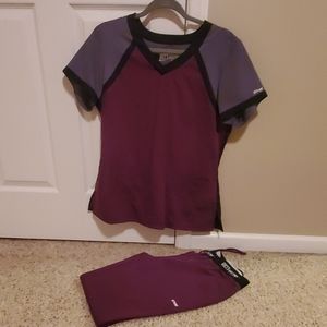 greys anatomy scrub set medium